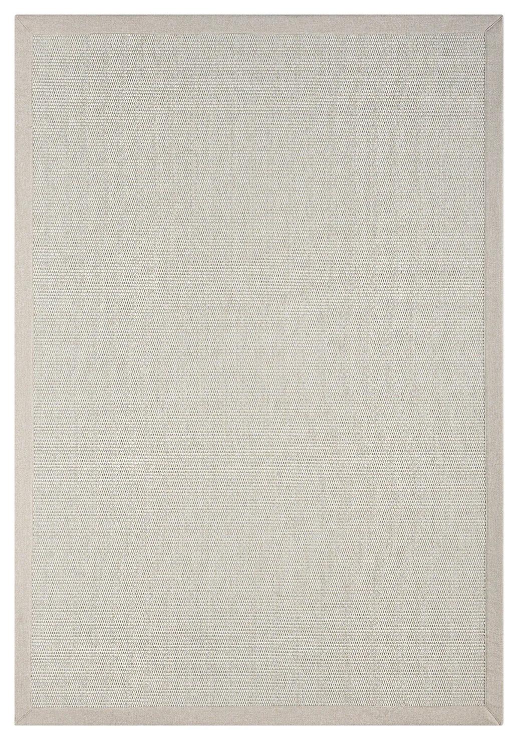 Himalaya Bej Kumaş Bordürlü 664 Krem Sisal Halı - HVHB01 - HALI VAGONU