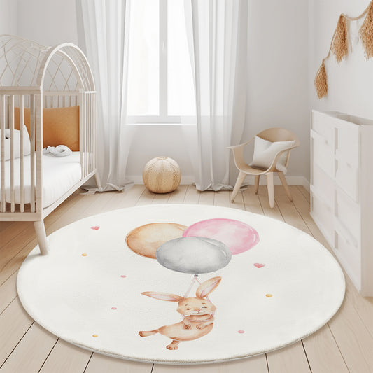 Carpet Wagon HV198 Cream Beige Named Children's Carpet