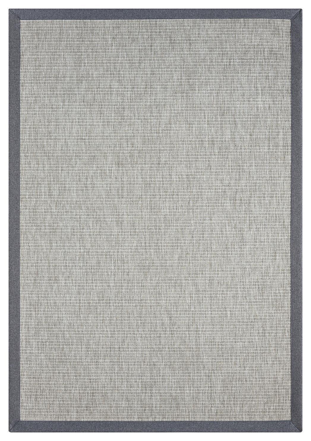 Himalaya Gri Kumaş Bordürlü 663 Gri Sisal Halı - HVHB15 - HALI VAGONU