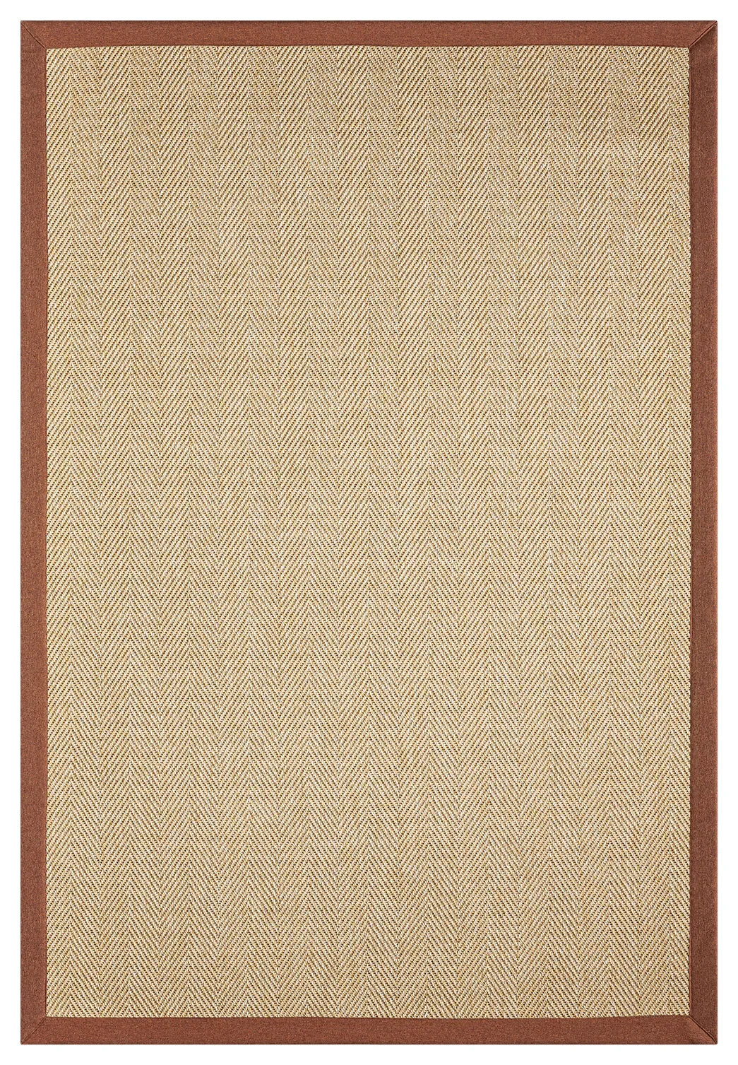 Himalaya Terra Kumaş Bordürlü 665 Bej Sisal Halı - HVHB17 - HALI VAGONU