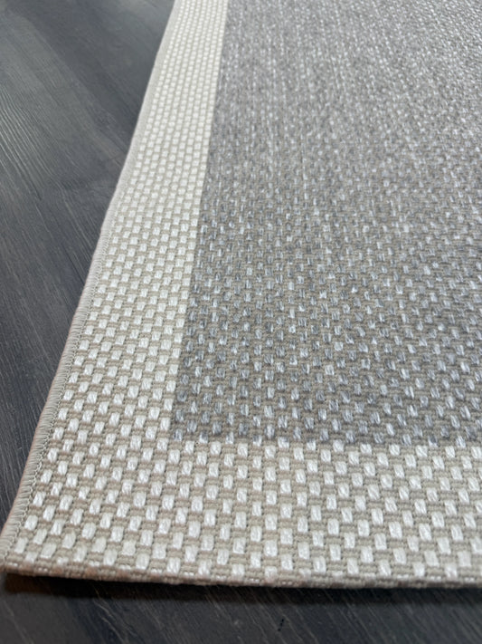 Natura Sisal NTR 09 Krem Gri Sisal Dokuma Halı - NTR 09 - HALI VAGONU