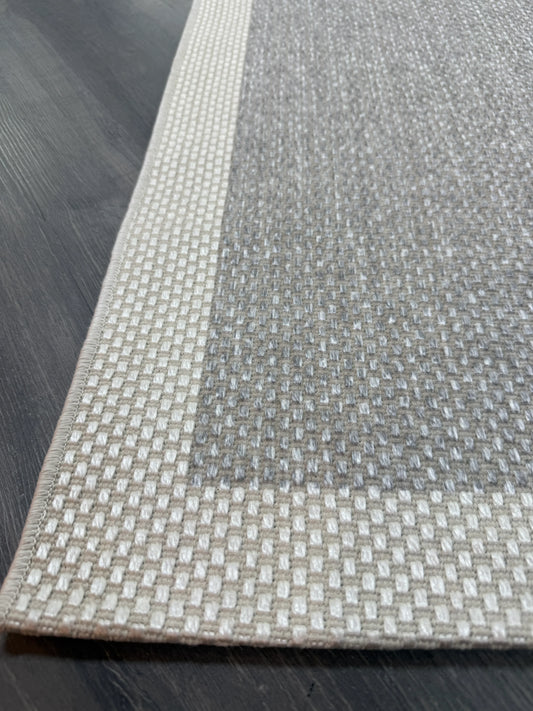 Natura Sisal NTR 09 Krem Gri Sisal Dokuma Halı - NTR 09 - HALI VAGONU