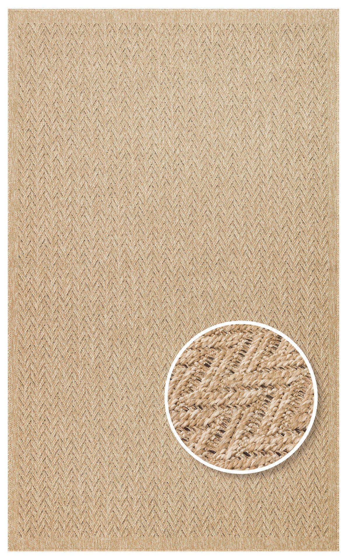 Halı Vagonu Lalibela LLB05 NATURAL jüt sisal halı, güneş ışığı ve suya dayanıklı özellikleri ile öne çıkıyor.