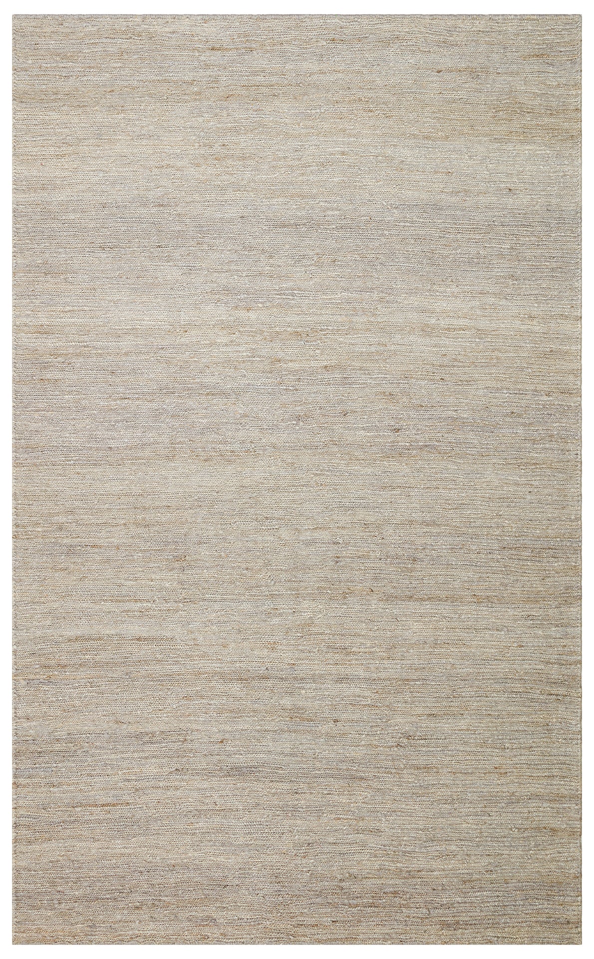 Soumak SMK Plain Grey Örgülü Naturel Kendir Halı detaylı görüntü.