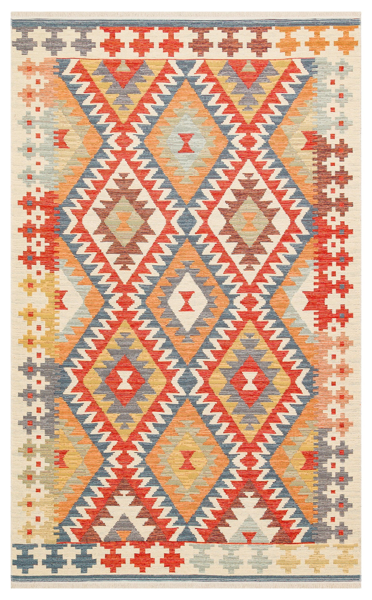 NOMAD 09 LIGHT MULTY Yıkanabilir, Çift Taraflı Kullanıma Uygun Yumuşak Tuşeli Otantik Kilim