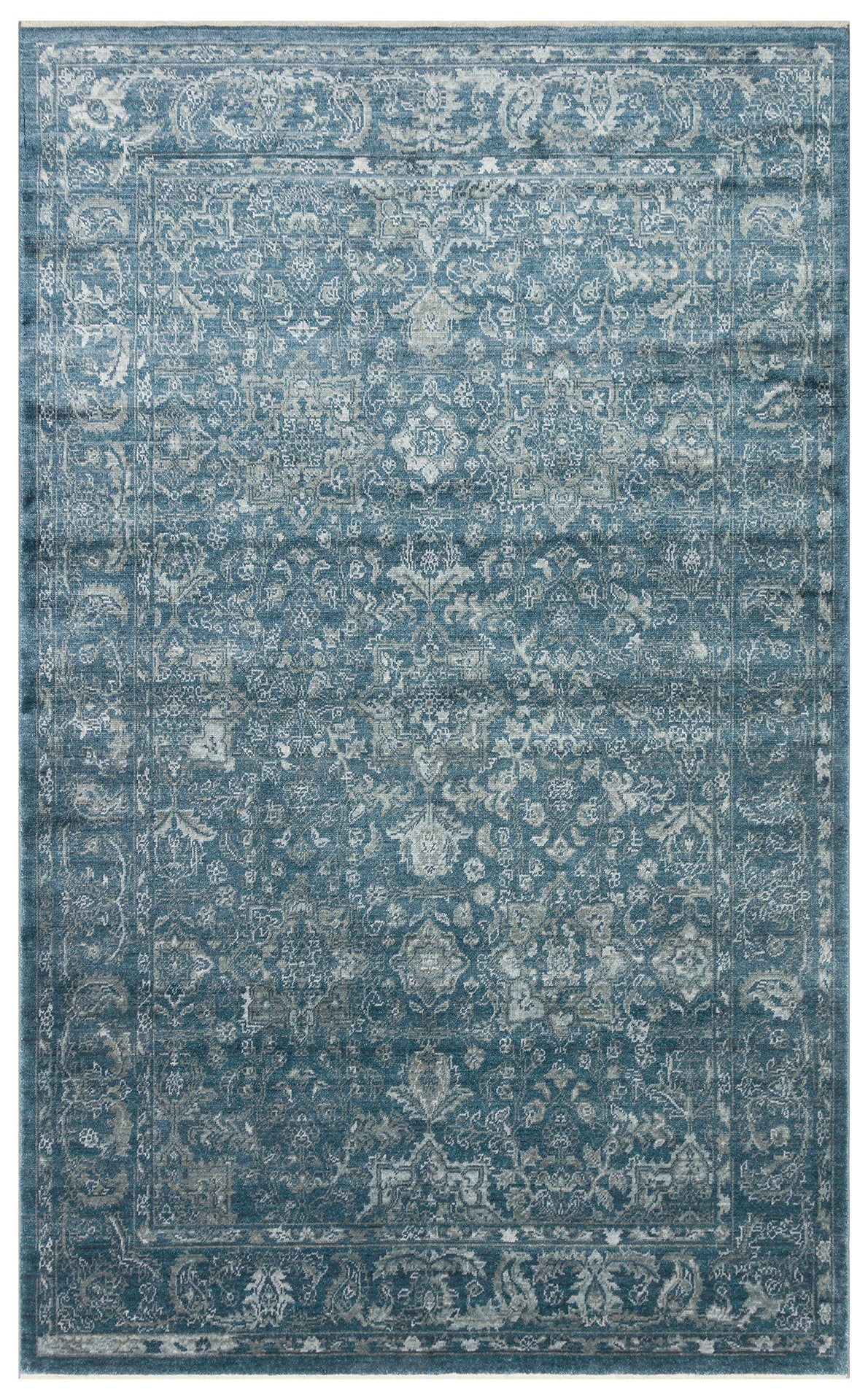 Taftan TF 02 NAVY Pakistan Overdyed Tarzı Özel Hav Vermeyen Taftan Özel Tezgah Halısı