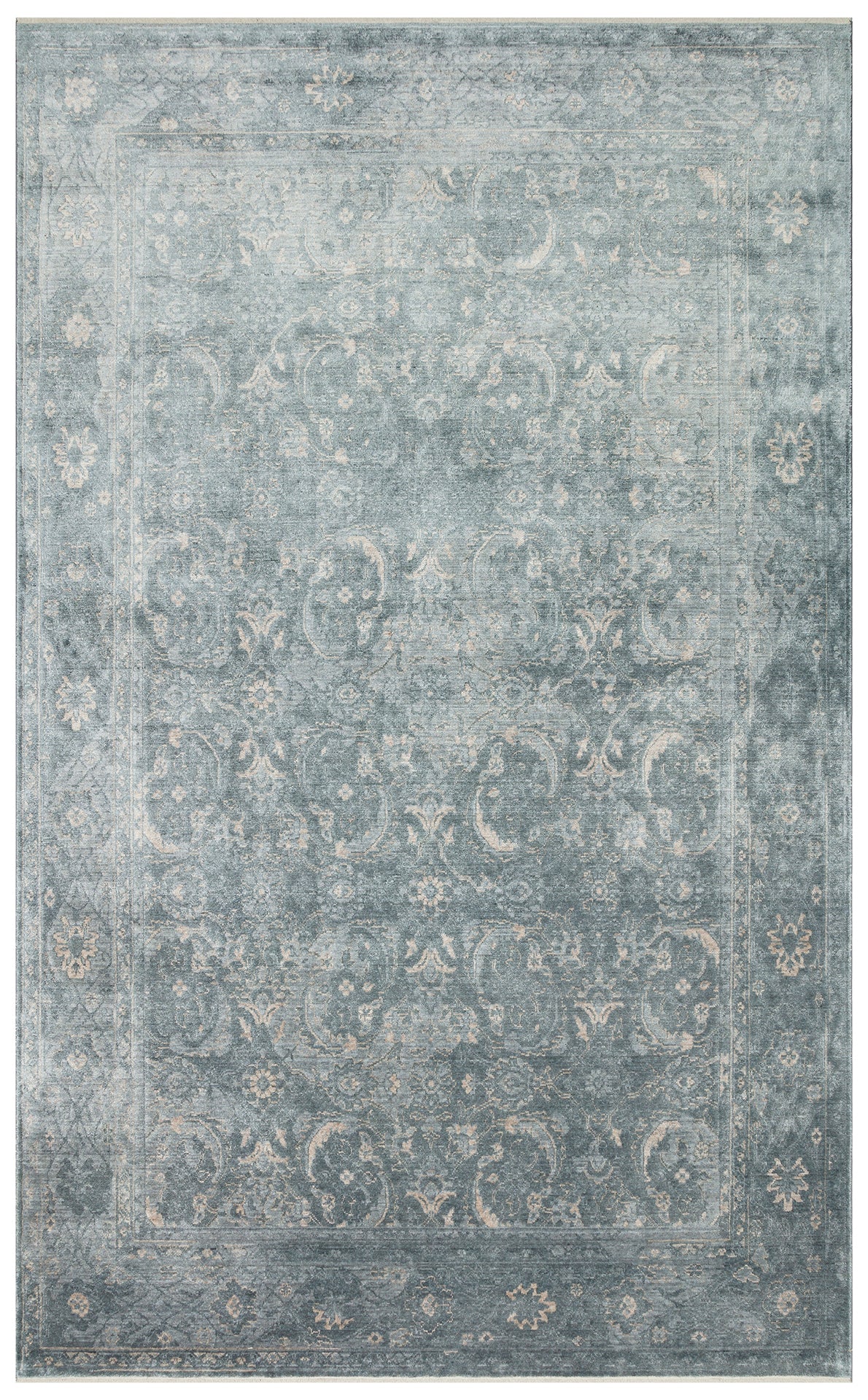 Taftan TF Plain 06 Sky Vizon, Pakistan Overdyed tarzı özel hav vermeyen ve el emeği ile özel tezgahlarda üretilen Uşak halısı - Taftan Özel Tezgah Halısı.