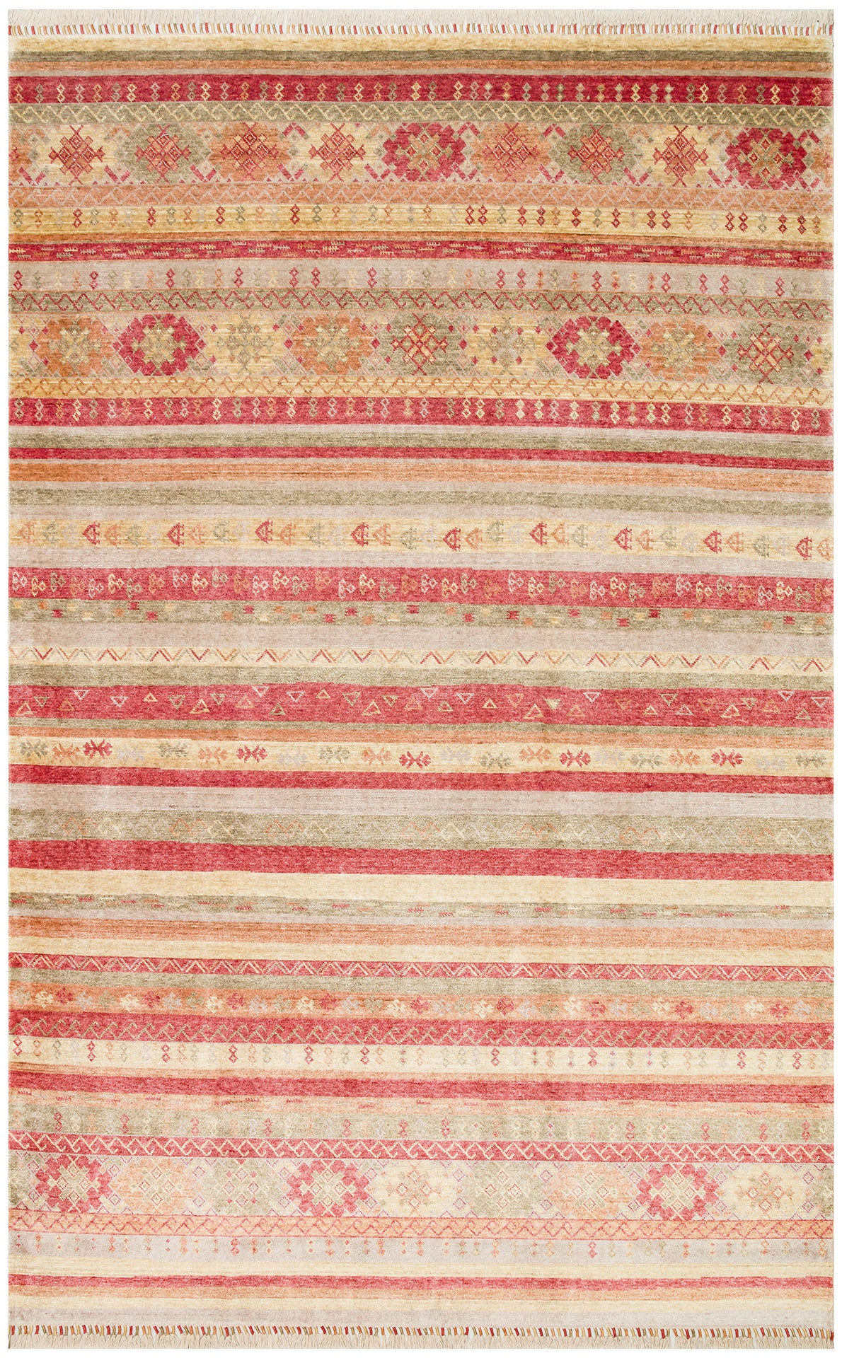 ZARA ZR 12 RED AUTUMN Otantik Desenli El Emeği İle Özel Tezgahlarda Üretilen Modern Uşak Halısı