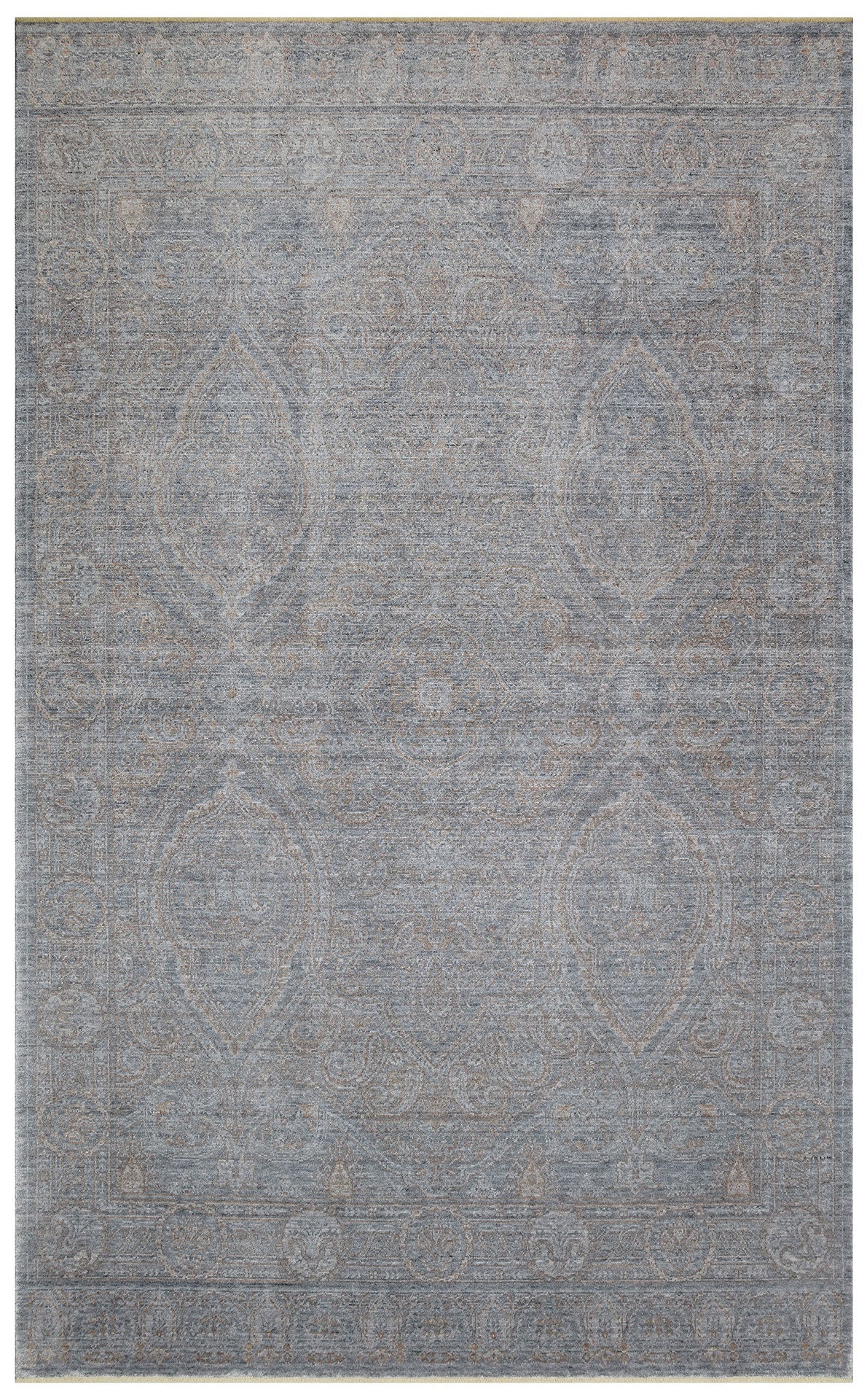 Taftan TF 03 Dark Grey Bronze Pakistan Overdyed Tarzı Özel Hav Vermeyen ve El Emeği ile Üretilen Taftan Özel Tezgah Halısı.