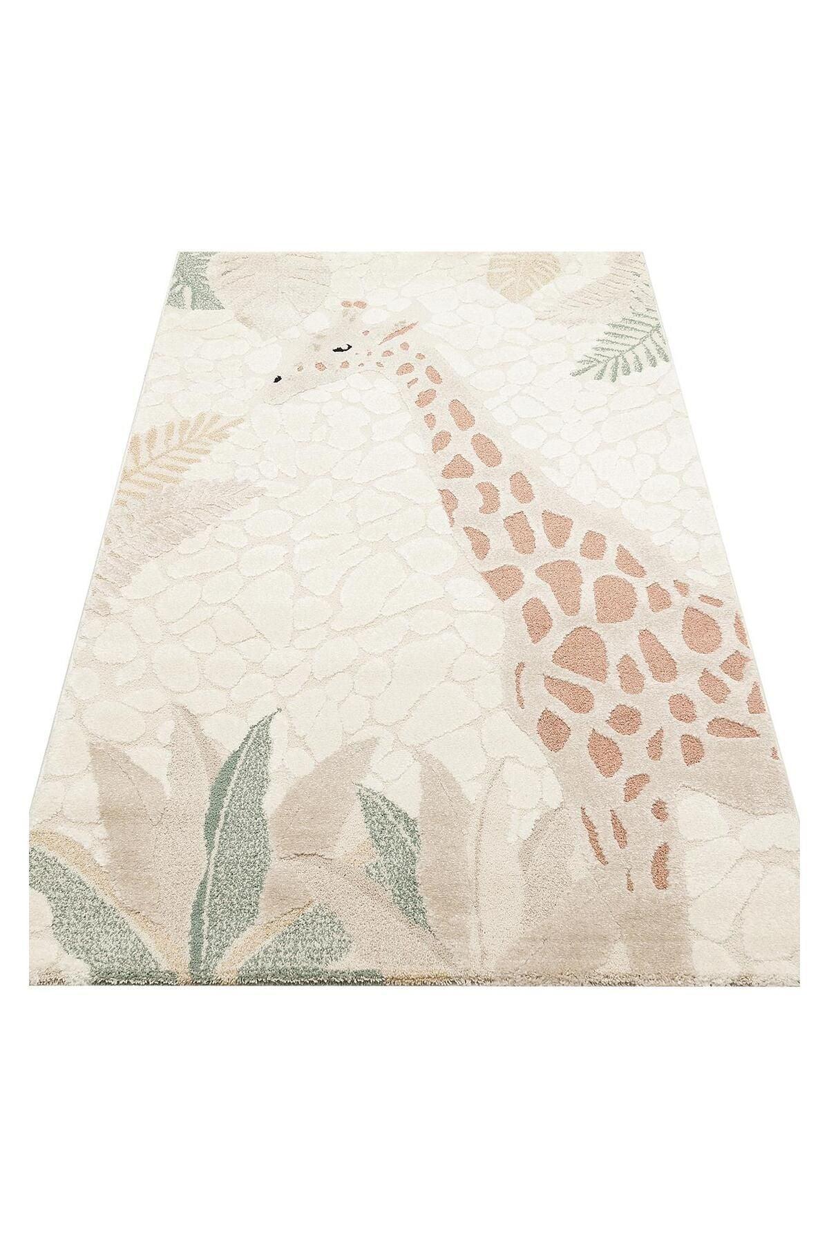 PICCOLO PCL 08 CREAM MULTY Pastel Renkli Hav ve Toz Vermeyen Çocuk Halısı - HALI VAGONU