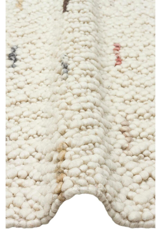 JADE JD 06 MULTY Naturel Kazak Örgü Desenli El Dokuma Örgü Halı