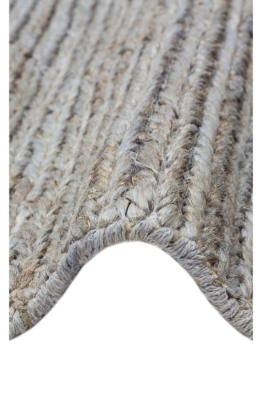 Fıne Chotı Fıne Slate Blue ( Sb03 ) El Dokuma Naturel Jüt Hasır Halı - HALI VAGONU