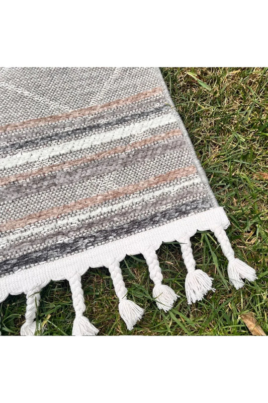 Meridyen Kaymaz Tabanlı Yıkanabilir Makine Halısı - HALI VAGONU