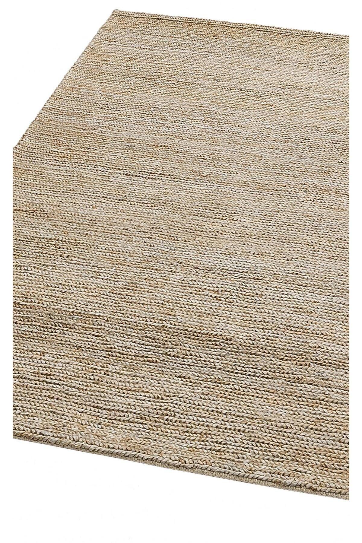 Fıne Chotı Fıne D.natural (OLD GREY) El Dokuma Naturel Jüt Hasır Halı - HALI VAGONU