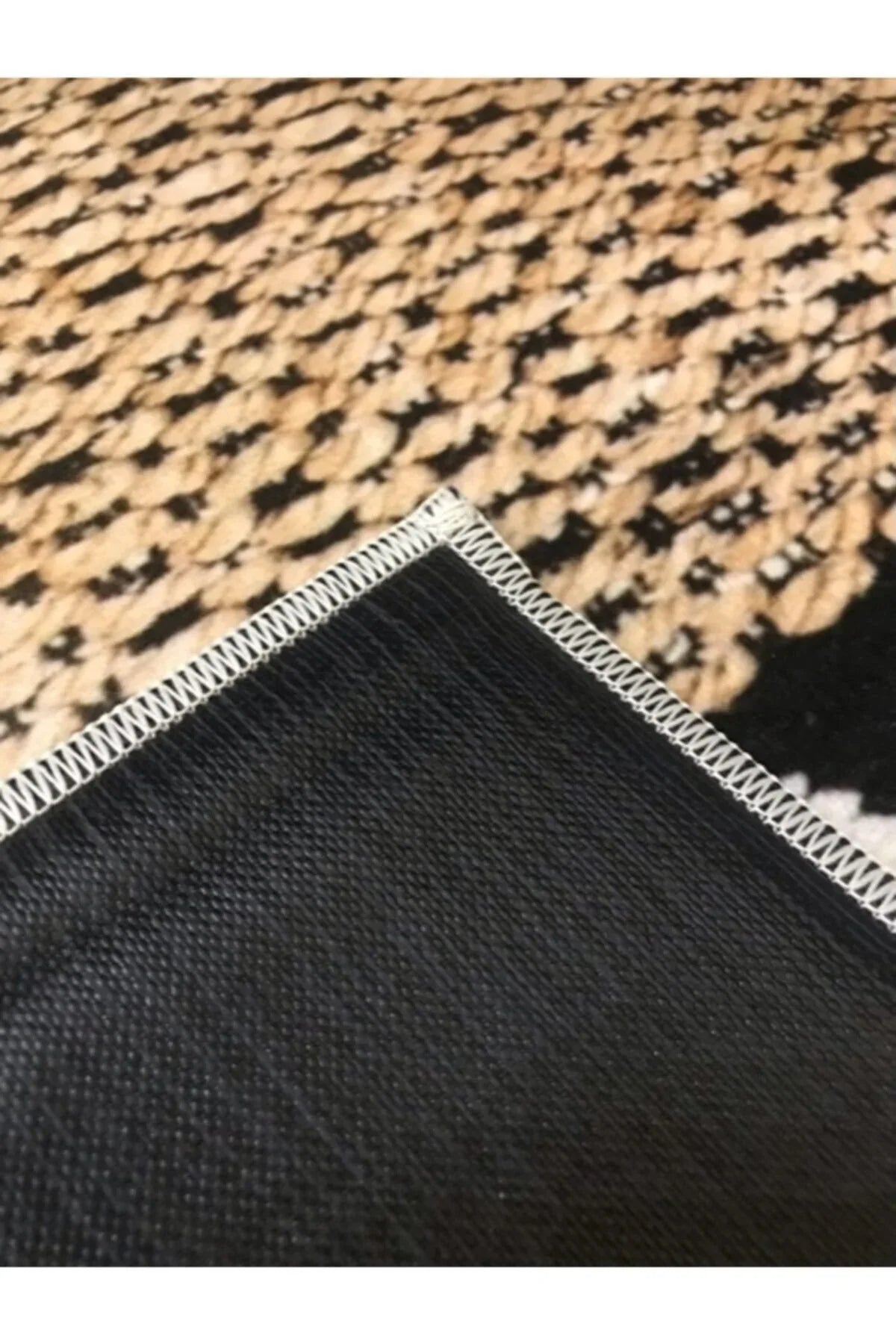 Jüt Efektli Dijital Baskı Halı Jute11 - HALI VAGONU