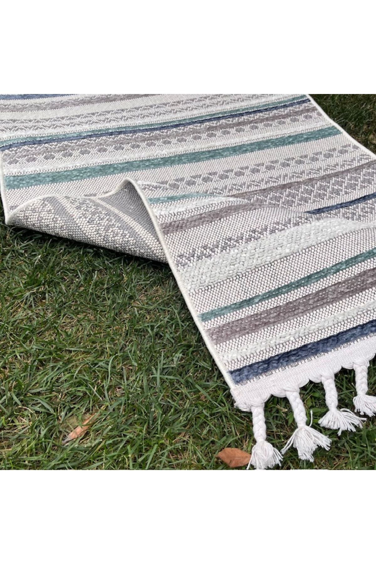Meridyen Kaymaz Tabanlı Yıkanabilir Makine Halısı