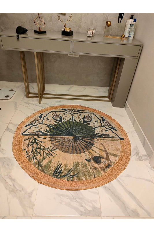 Hasır Jüt Görünümlü Dokuma Yıkanabilen Halı Ve Kilim Taban Kilim Çin Yeli