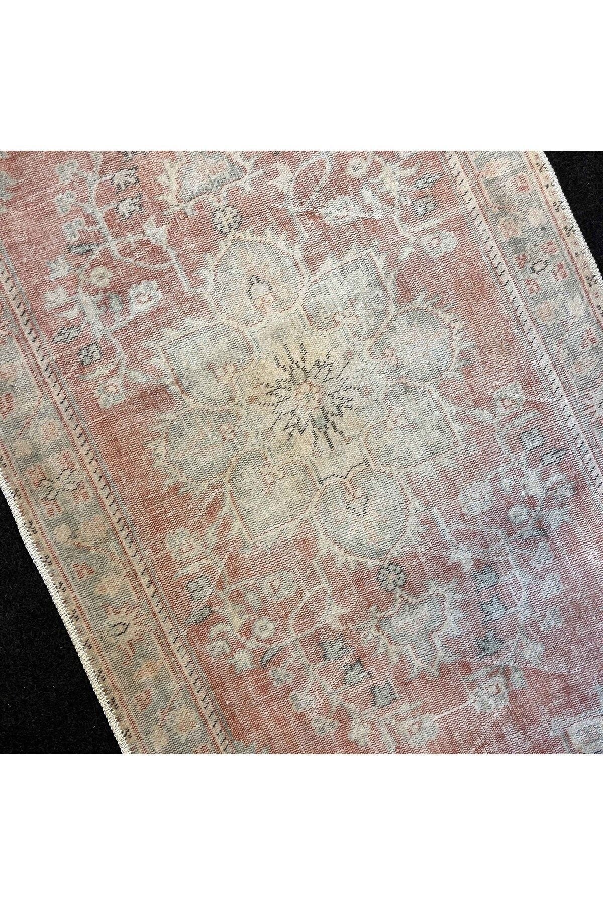 Yumuşak Dokulu Bambu Soft Kilim - Vintage Saçaklı Dijital Baskı HV-SK-23