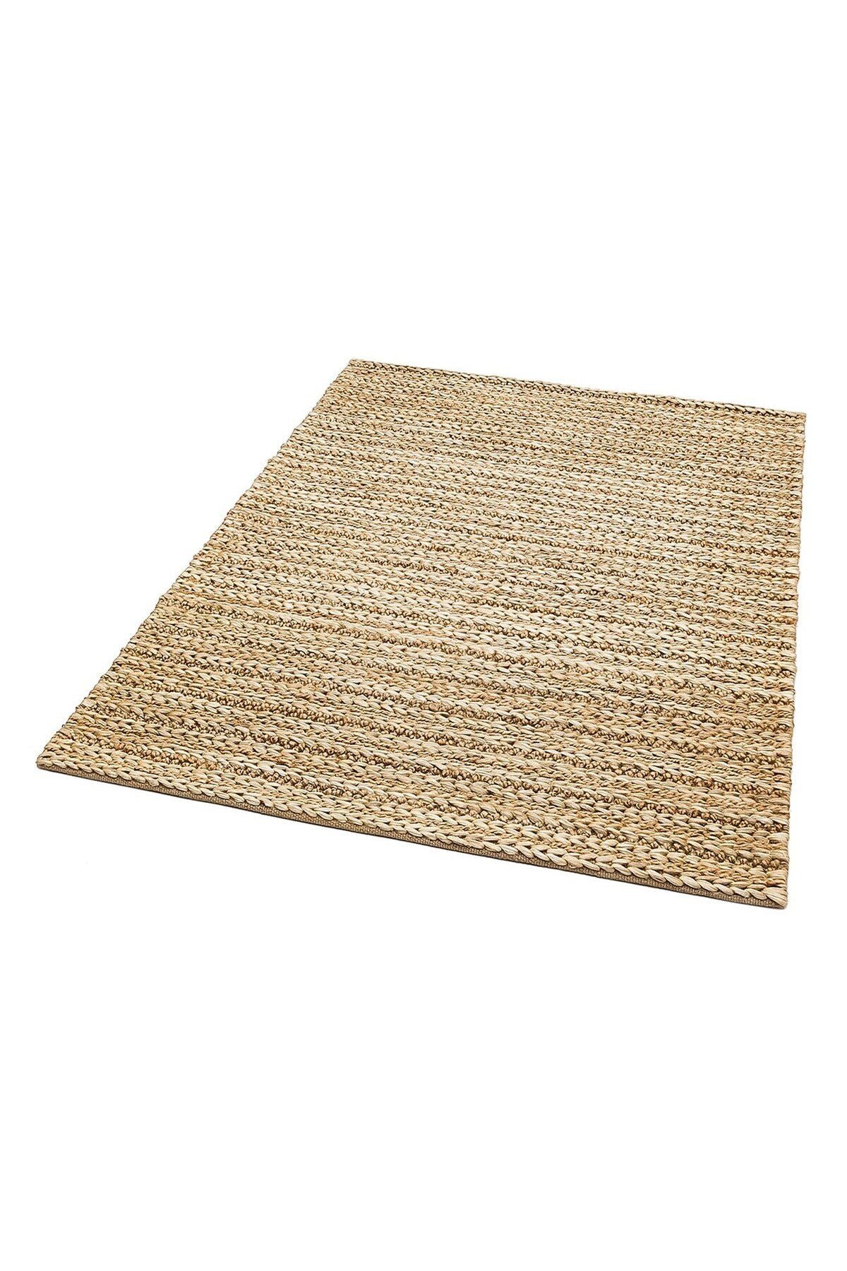 NETRA S-1152 NATURAL XW Farklı Örgü Dokusuna Sahip El Dokuma Naturel Jüt Hasır Halı