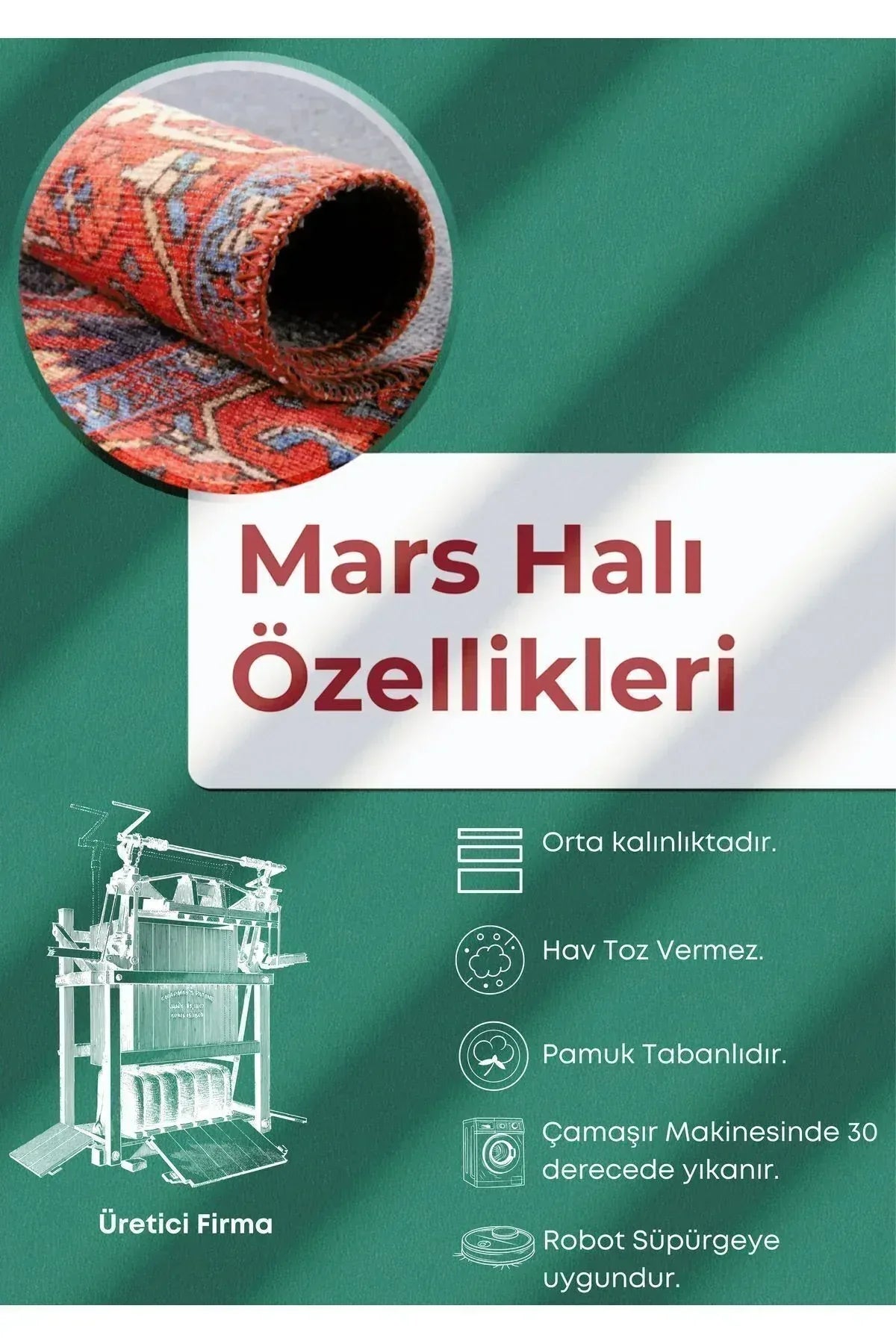 HV 13 Modern Stil HV Halısı Oturma Odası Yatak Odası Yemek Odası Için Yıkanabilen Halı - HALI VAGONU