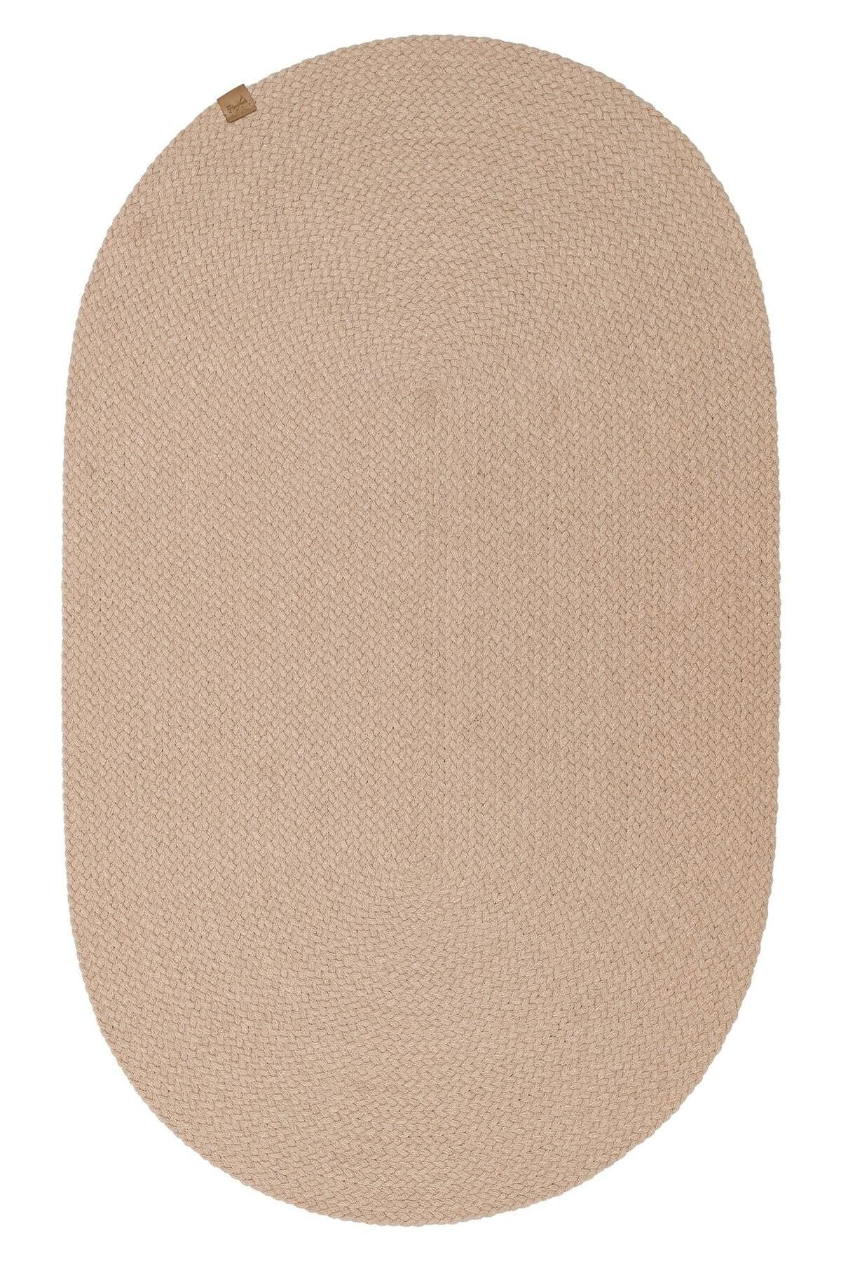 PATNA PTN 18 BEIGE Renkli Jüt Görünümlü Hasır Örgü Halı
