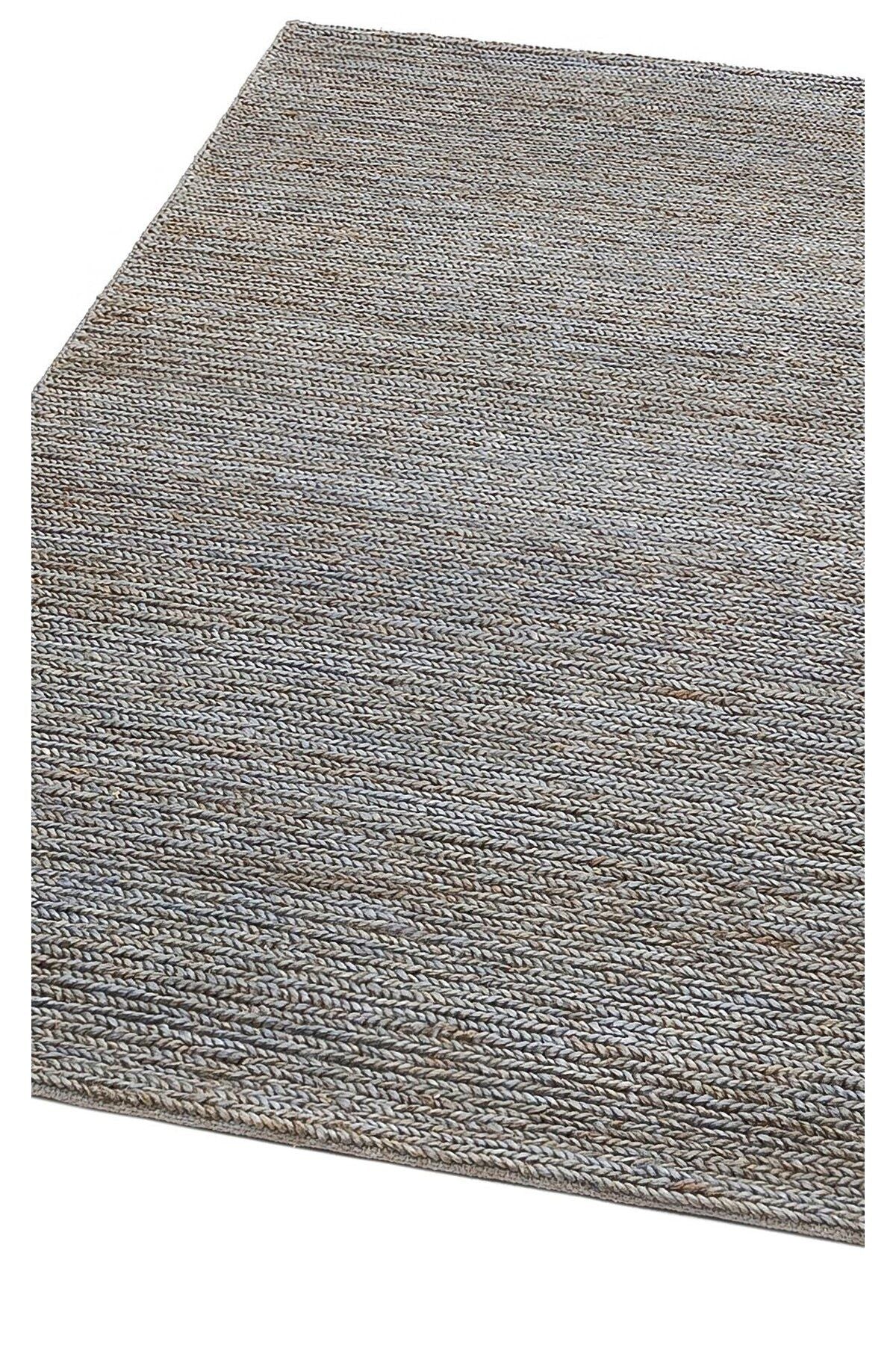 Evinizde sıcak bir atmosfer yaratacak Fıne Chotı Fıne Slate Blue (Sb03) El Dokuma Naturel Jüt Hasır Halı.