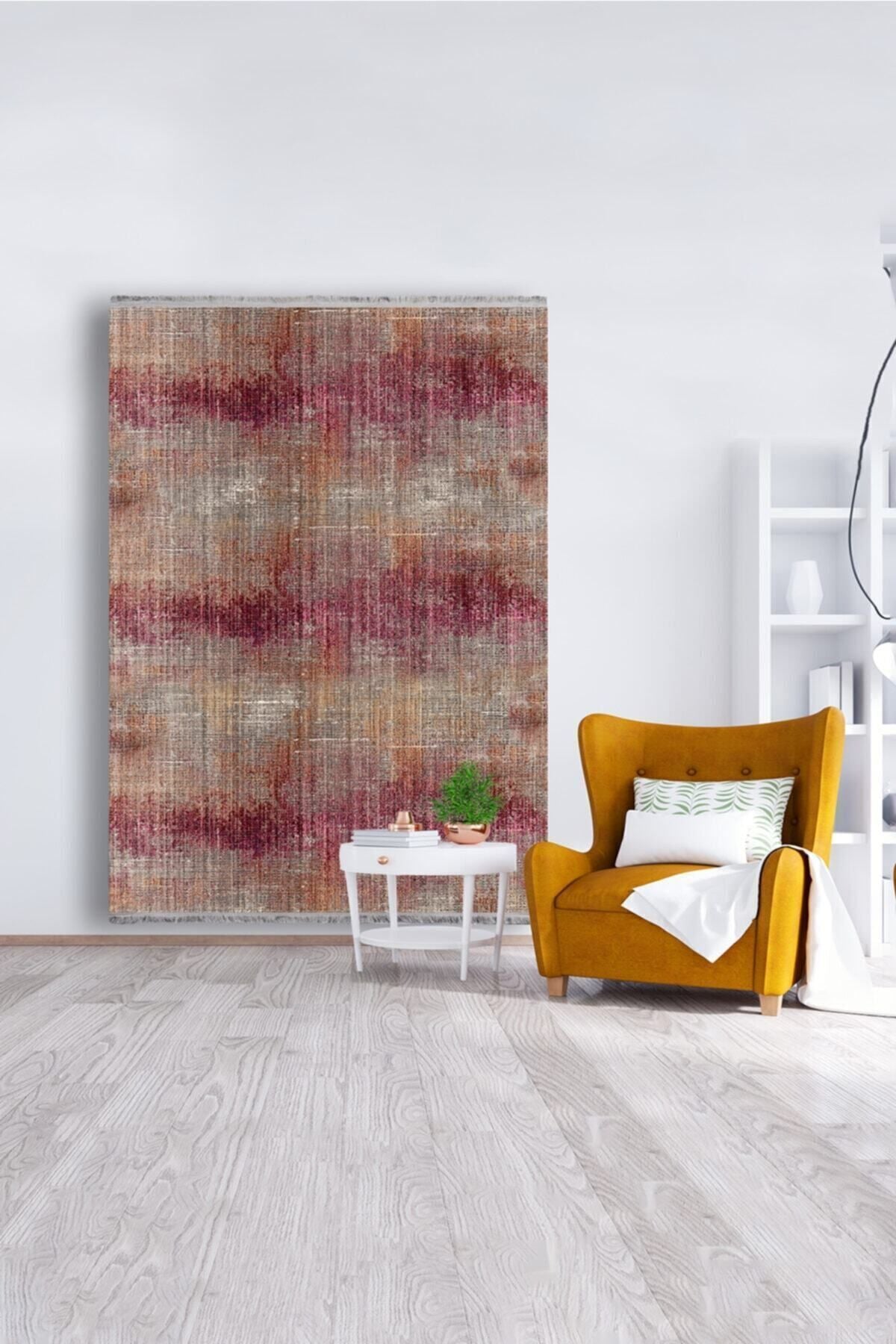 Halı Vagonu 2012 Multy Tonunda Modern Desen Kaymaz Taban Dekoratif Halı