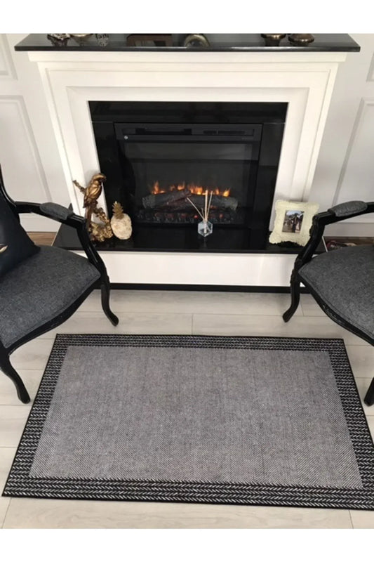 Halı Vagonu Balık Sırtı Desenli Dijital Baskı Halı HV-BS-01 - HALI VAGONU