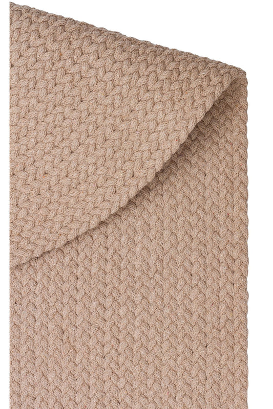 PATNA PTN 18 BEIGE Renkli Jüt Görünümlü Hasır Örgü Halı