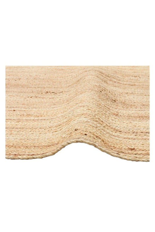 JUNO ECH 01E NATURAL El Dokuma Naturel Jüt Hasır Halı - HALI VAGONU