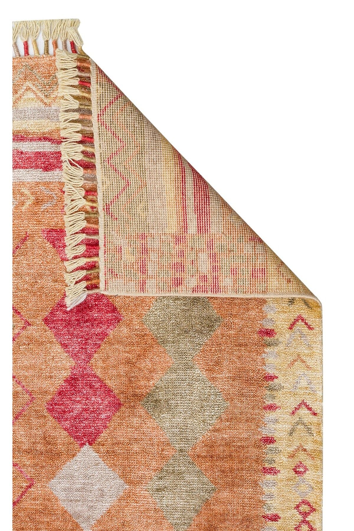 Zara Zr 10 Red Autumn Otantik Desenli El Emeği Ile Özel Tezgahlarda Üretilen Modern Uşak Halısı