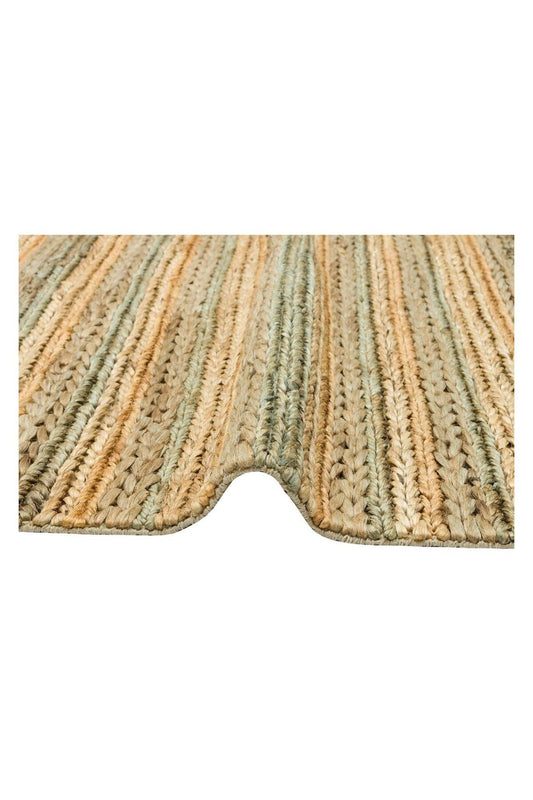 NETRA S-1103 GREY MULTY XW Farklı Örgü Dokusuna Sahip El Dokuma Naturel Jüt Hasır Halı