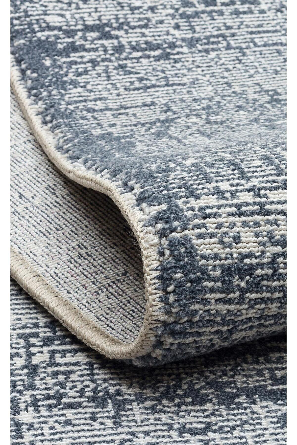 KALAHARİ KLH PLAIN ANTHRACİTE Özel Dokuma Tekniği Ile Üretilen Modern Sade Desenli Makine Halısı - HALI VAGONU