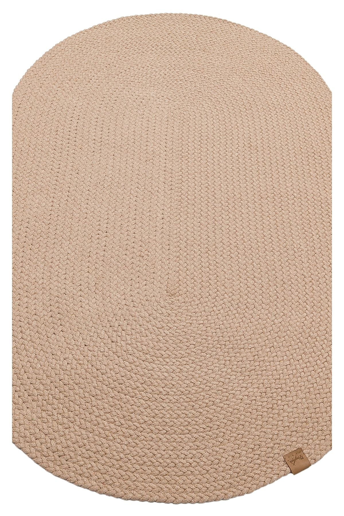 PATNA PTN 18 BEIGE Renkli Jüt Görünümlü Hasır Örgü Halı
