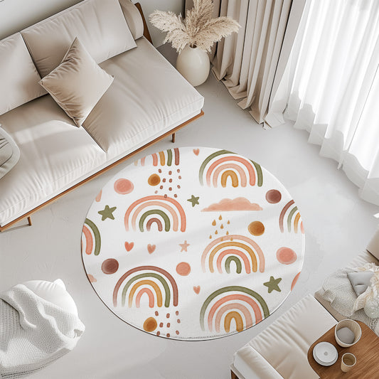 Carpet Wagon HV198 Cream Beige Named Children's Carpet