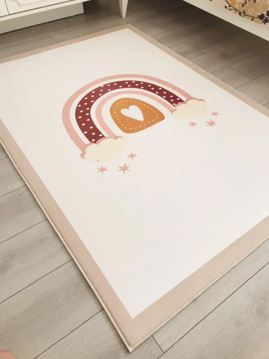 HV243 Bohem Çocuk Halısı - Yumuşak, Kolay Temizlenebilir, 3 Kalite Seçeneği - HALI VAGONU