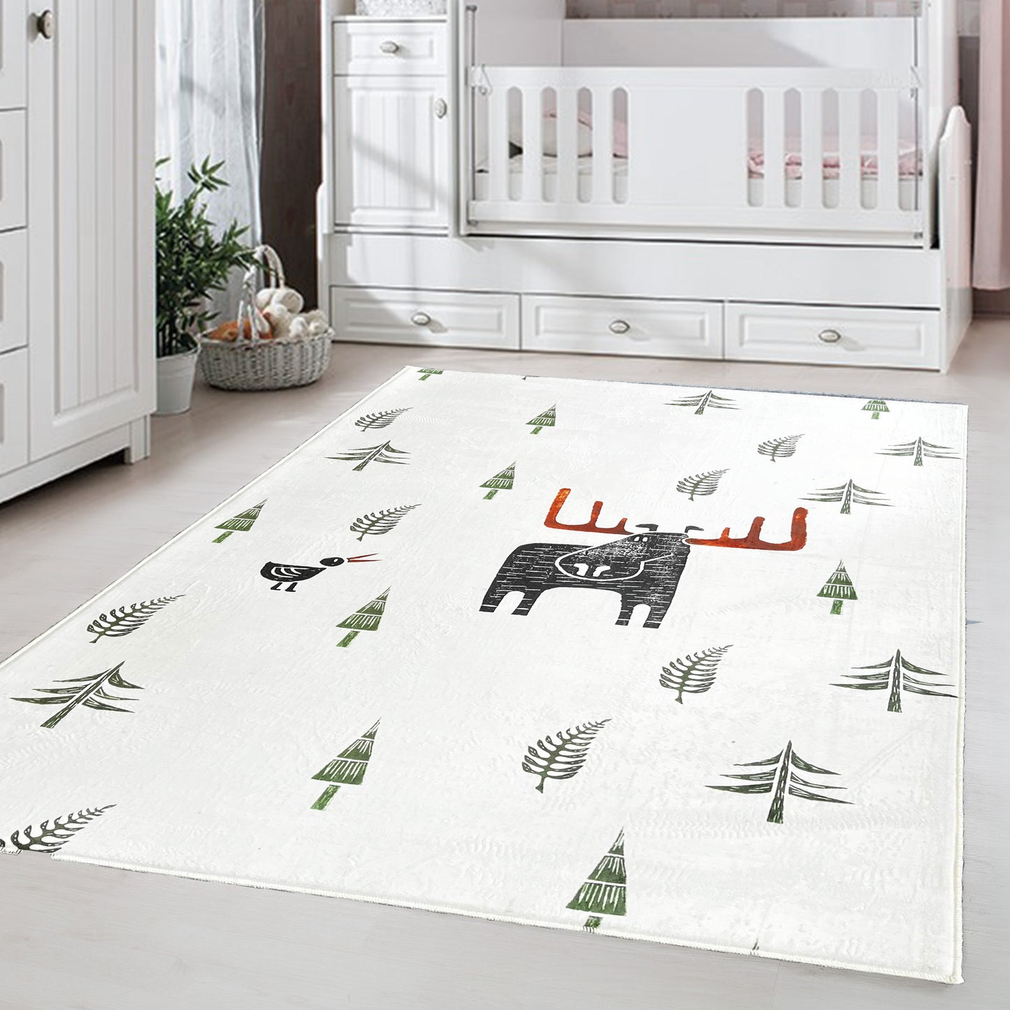 Carpet Wagon HV198 Cream Beige Named Children's Carpet