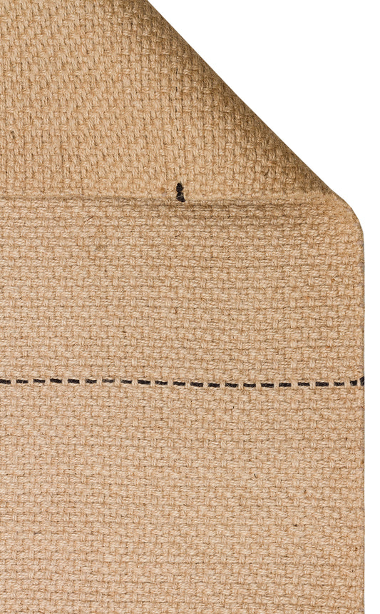 DELHİ DLH 01 BLACK Jüt ve Pamuk ile Üretilen Çift Taraflı Modern Kilim