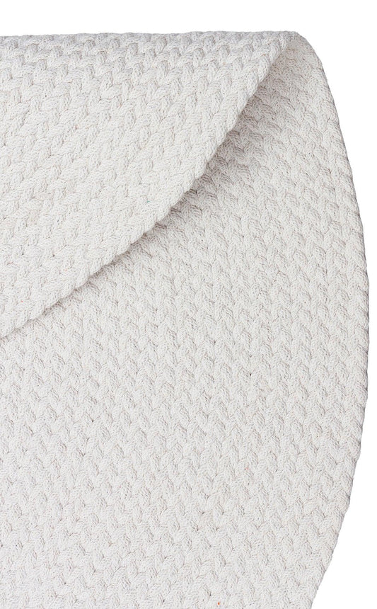 PATNA PTN 18 WHITE Q Renkli Jüt Görünümlü Hasır Örgü Halı - HALI VAGONU