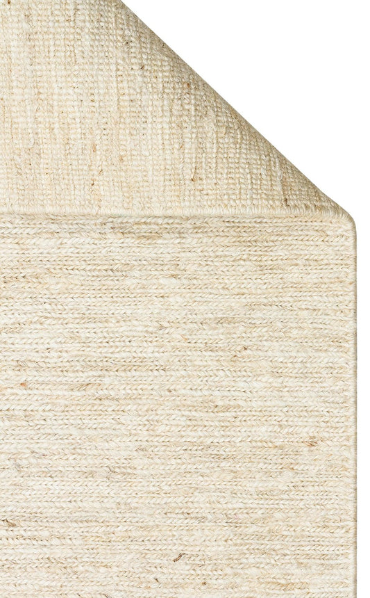 Soumak SMK Plain Ivory Örgülü Naturel Kendir Halı - HALI VAGONU