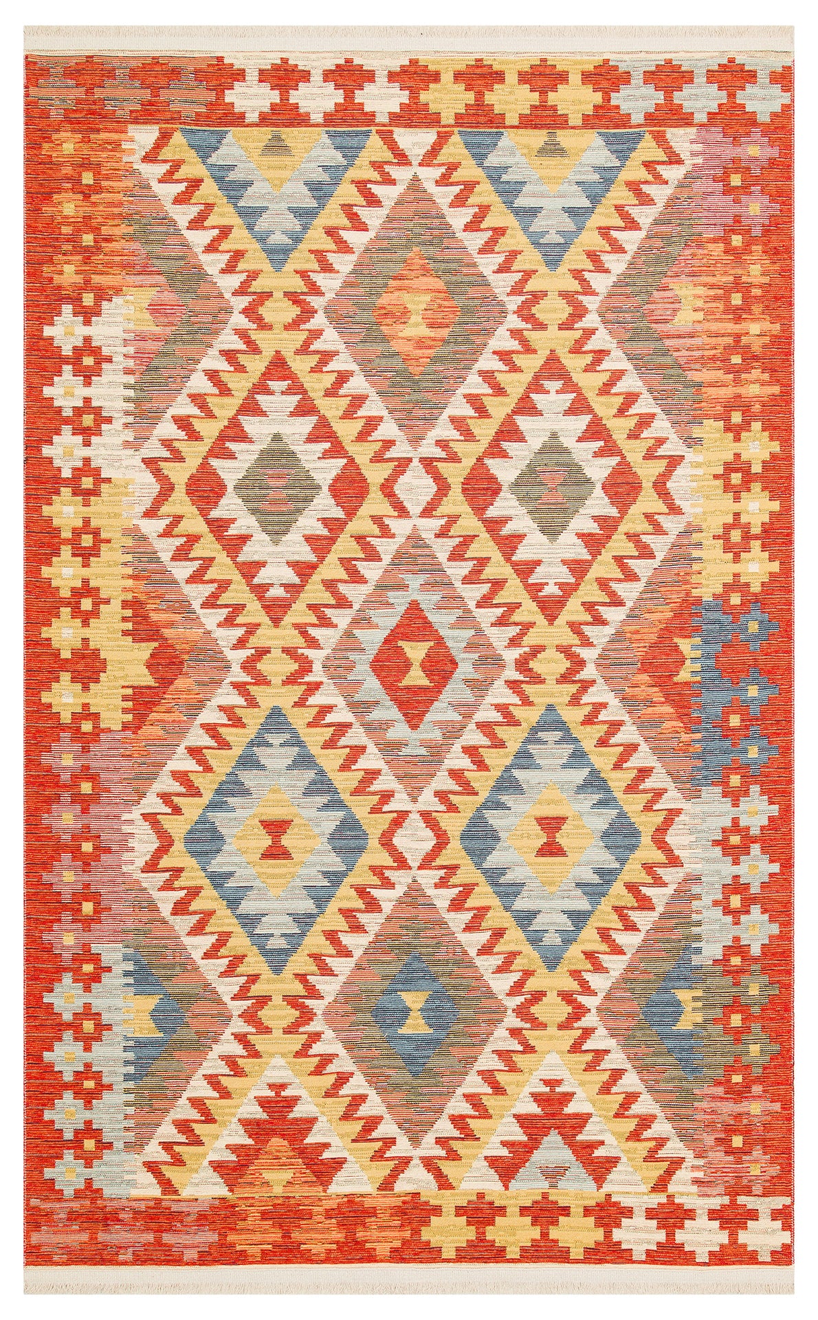 NOMAD 09 LIGHT MULTY Yıkanabilir, Çift Taraflı Kullanıma Uygun Yumuşak Tuşeli Otantik Kilim