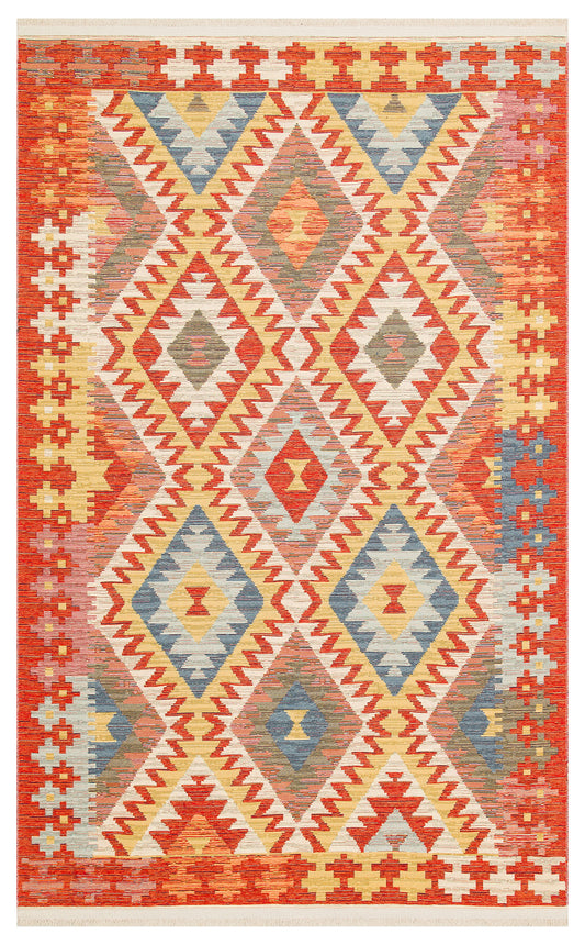 NOMAD 09 LIGHT MULTY Yıkanabilir, Çift Taraflı Kullanıma Uygun Yumuşak Tuşeli Otantik Kilim