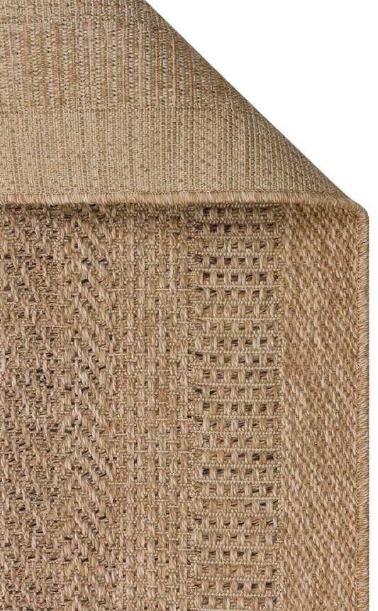 Halı Vagonu Lalibela LLB02 NATURAL jüt sisal halı, doku detaylarıyla modern bir görünüm sunuyor.