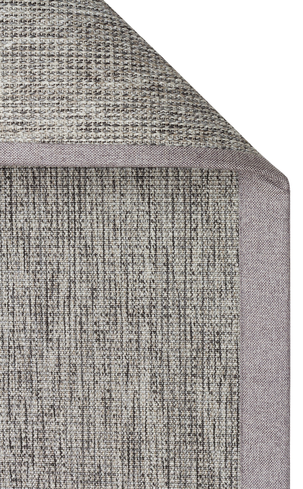 Gri Kumaş Bordürlü Sisal Halı - El Yapımı, Dayanıklı, Modern Tasarım - ZHR_2705_Grey_BRD_Grey