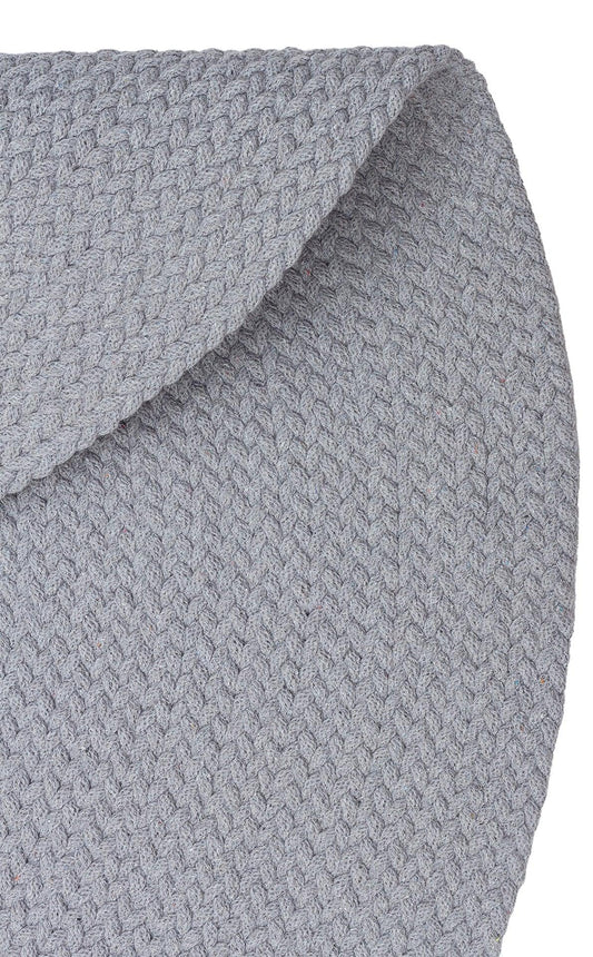 PATNA PTN 18 GREY Q Renkli Jüt Görünümlü Hasır Örgü Halı - HALI VAGONU