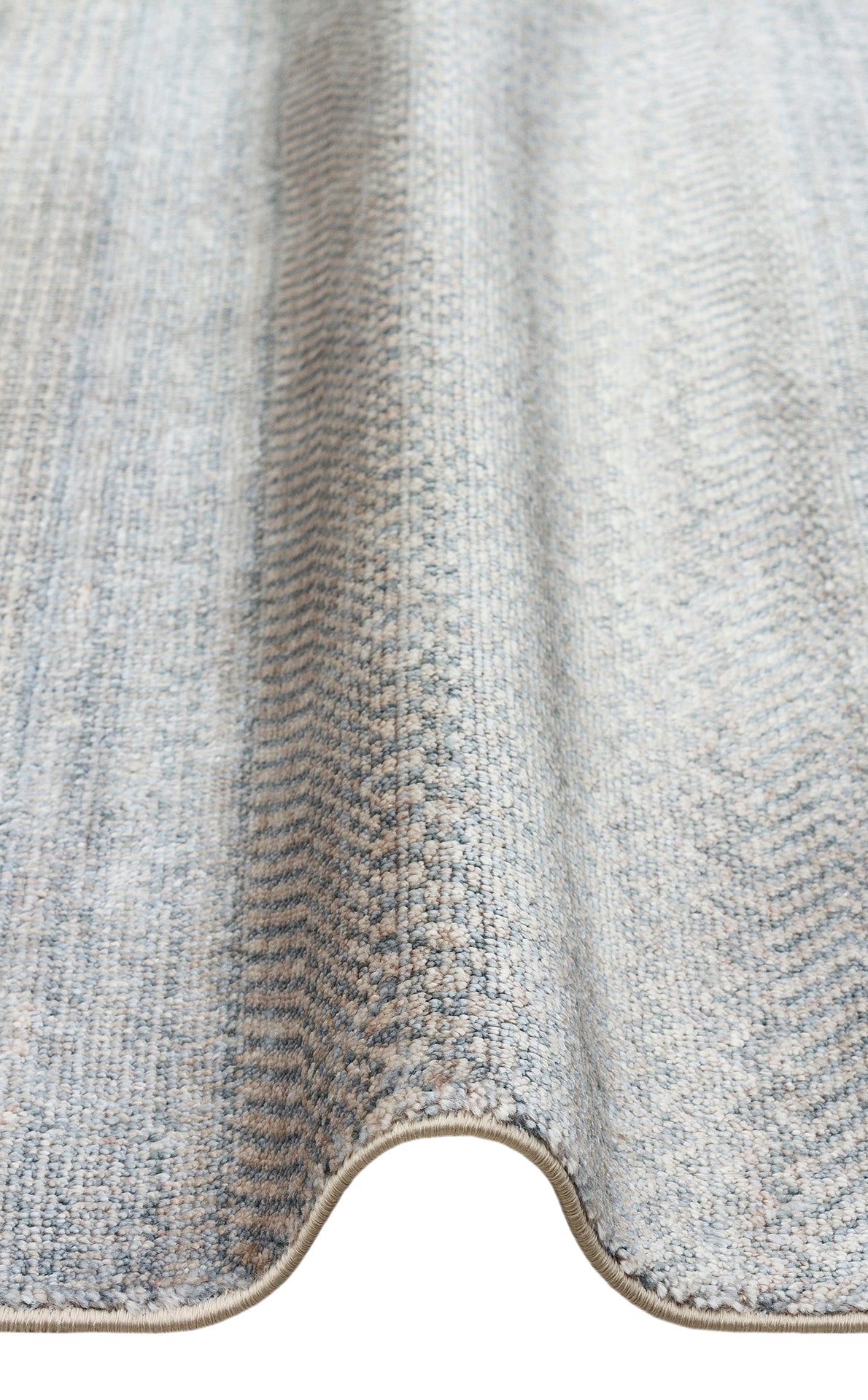 Kenar bitimi Saçak olan TAFTAN TF 08 SKY VİZON Pakistan Overdyed Tarzı Uşak Halısı - Taftan Özel Tezgah Halısı