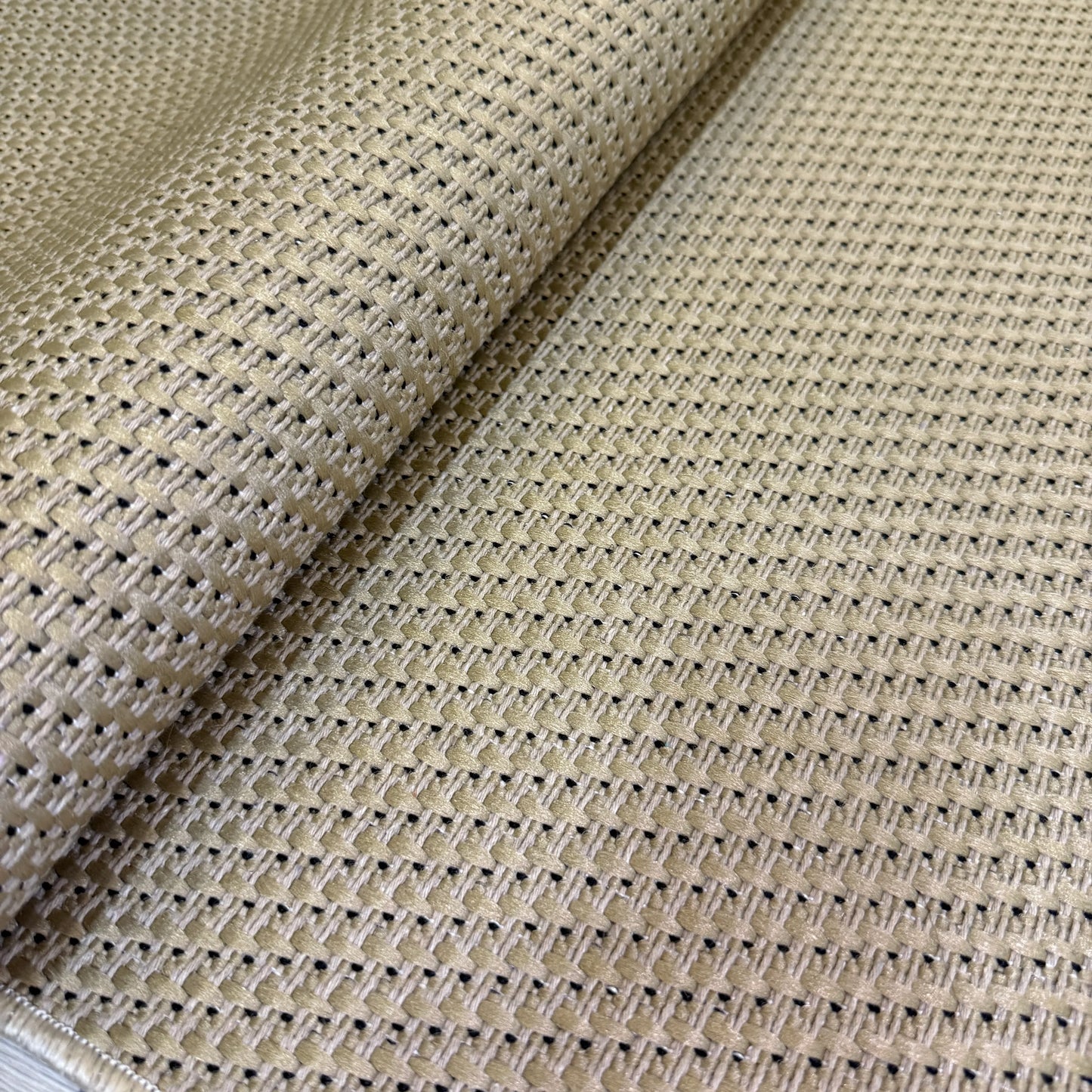 Halı Vagonu JS9905 Kahve Tonlarında Jüt Sisal Halı - Kaymaz ve Dayanıklı, Hav Yapmaz - HALI VAGONU