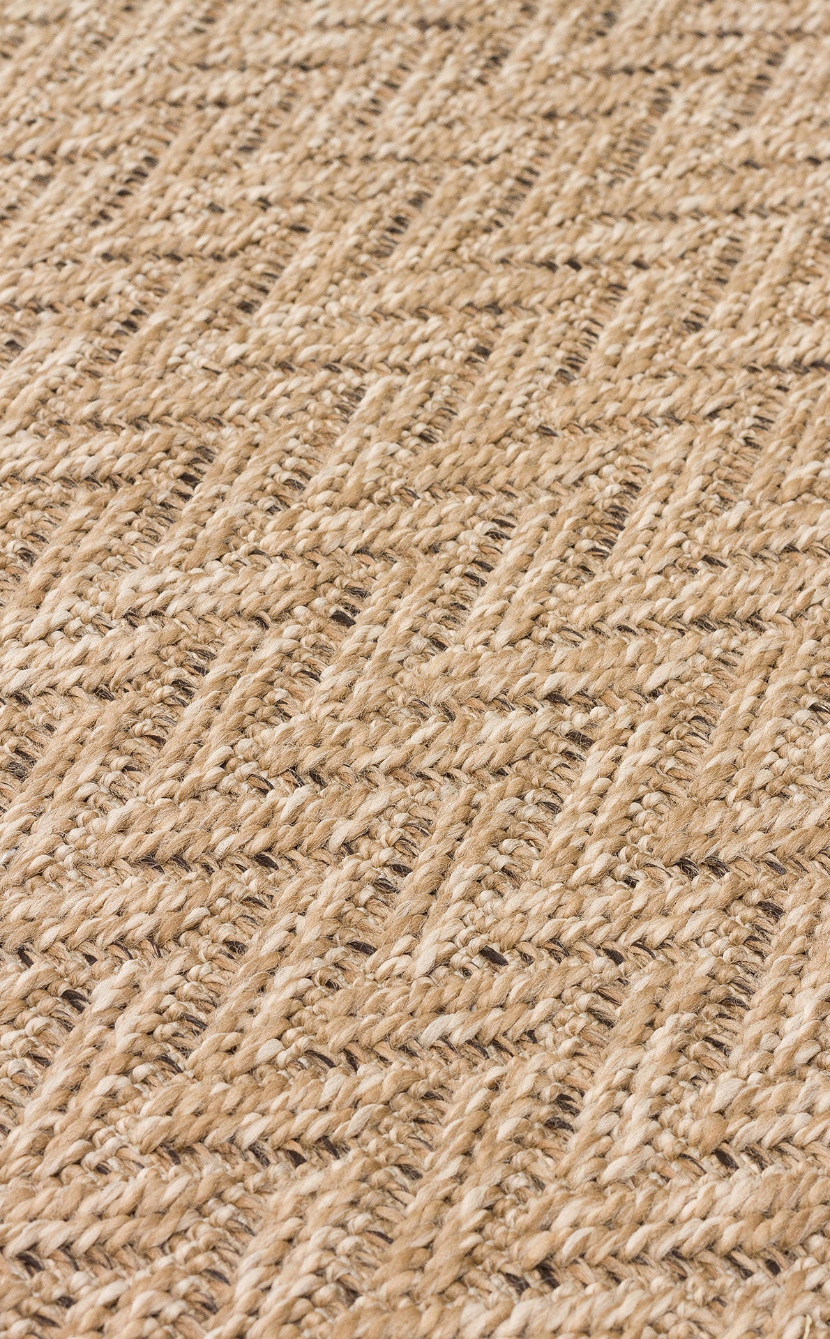 Yer dekorasyonunda doğal bir görünüm sunan Halı Vagonu Lalibela LLB05 NATURAL jüt sisal halı.