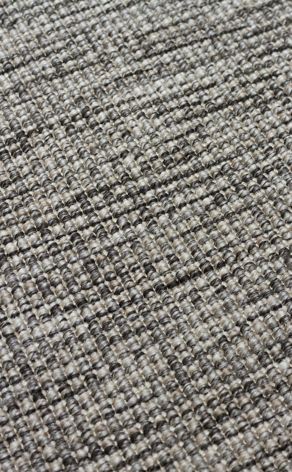 Siyah Kumaş Bordürlü Gri Sisal Halı - El Yapımı, Dayanıklı, Modern Tasarım - ZHR_2705_Grey_BRD_Black