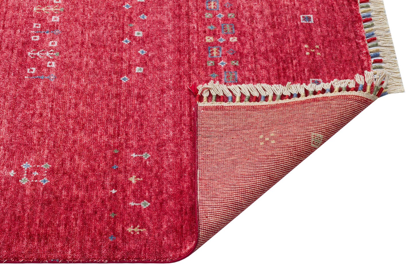 ZARA ZR 06 RED Otantik Desenli El Emeği İle Özel Tezgahlarda Üretilen Modern Uşak Halısı